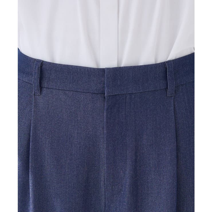 【デニム調素材】きれいめワイドパンツ | THE SHOP TK | 詳細画像9 