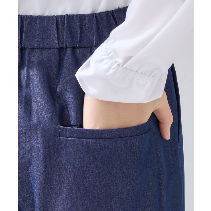 【デニム調素材】きれいめワイドパンツ | THE SHOP TK | 詳細画像11 