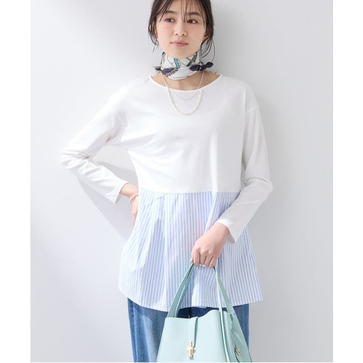 【レイヤードにおすすめ】切り替えデザイントップス | THE SHOP TK | 詳細画像6 