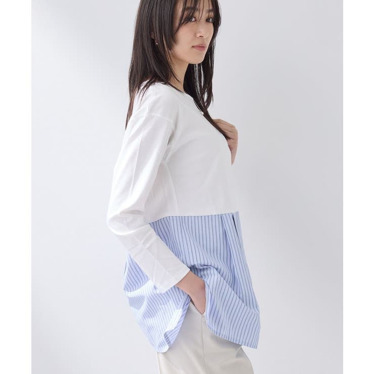 【レイヤードにおすすめ】切り替えデザイントップス | THE SHOP TK | 詳細画像2 