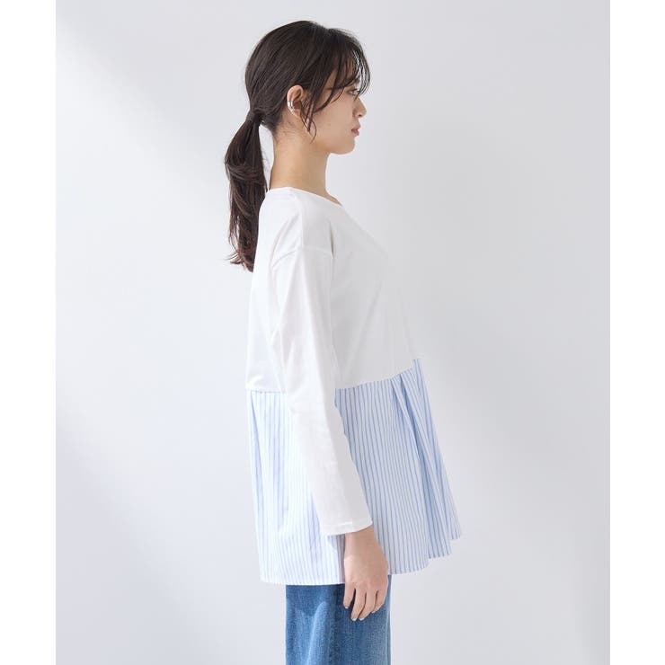 【レイヤードにおすすめ】切り替えデザイントップス | THE SHOP TK | 詳細画像11 