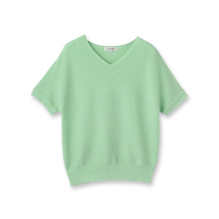 【リネン混】Vネックラメニット | THE SHOP TK | 詳細画像1 