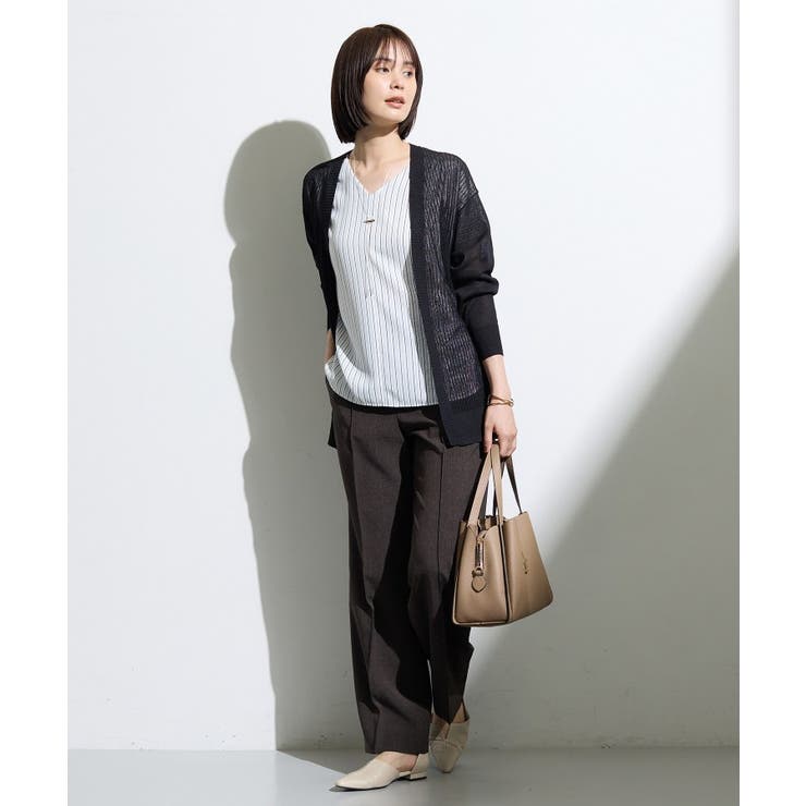 【清涼感◎】和紙混ニットカーディガン | THE SHOP TK | 詳細画像8 