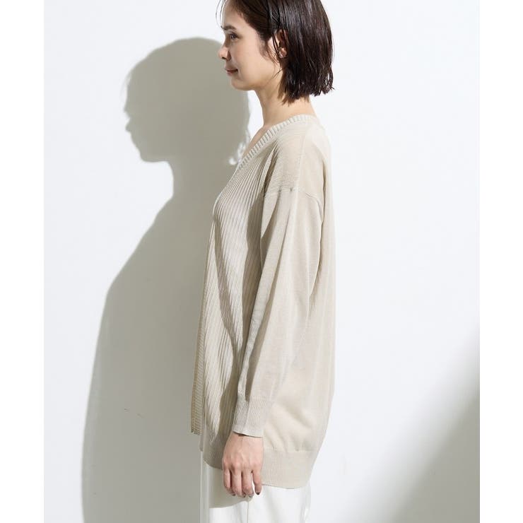 【清涼感◎】和紙混ニットカーディガン | THE SHOP TK | 詳細画像15 