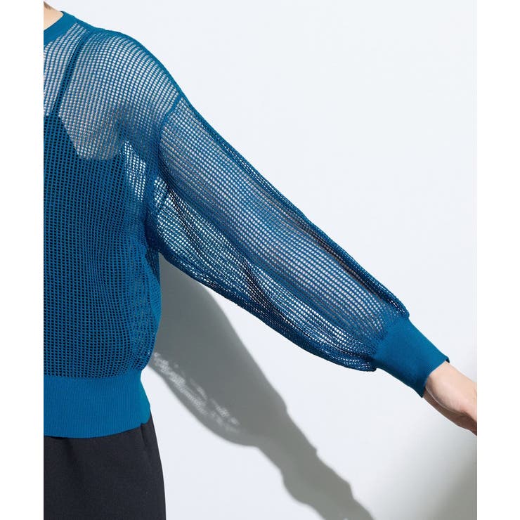【大人シアー】メッシュ編みニットカーディガン | THE SHOP TK | 詳細画像18 