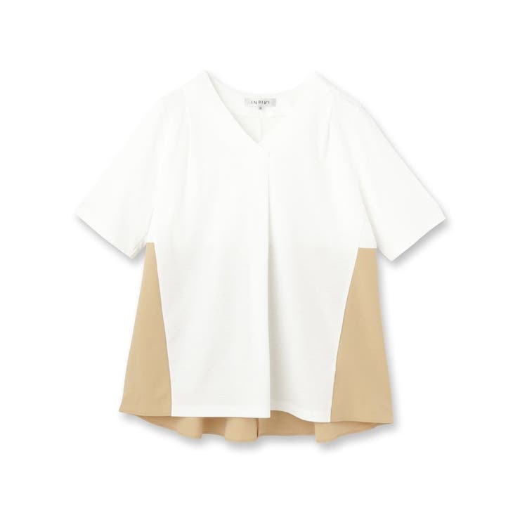 【バックシャン／洗える】ドッキングデザイントップス | THE SHOP TK | 詳細画像1 