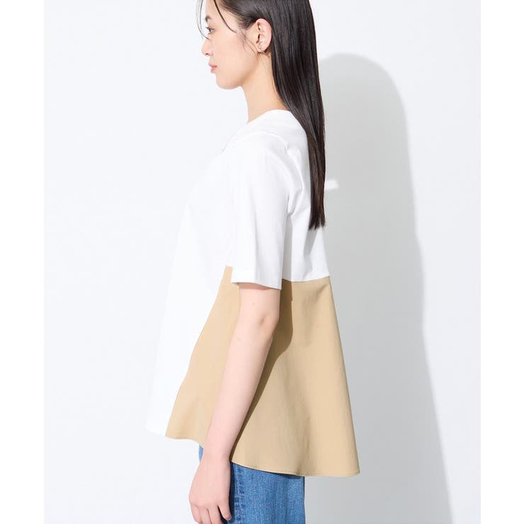 【バックシャン／洗える】ドッキングデザイントップス | THE SHOP TK | 詳細画像11 