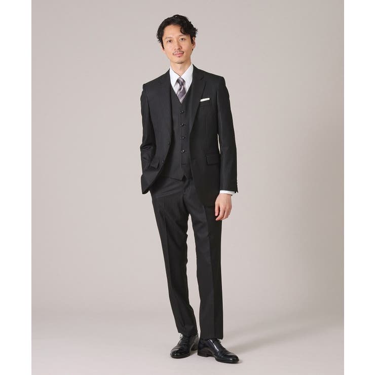 【3ピースセット】シャイニーヘリンボン スーツ | TAKEO KIKUCHI | 詳細画像16 