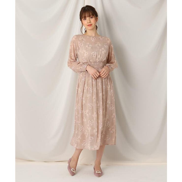 シアーチューリップ柄前後2wayワンピース 品番 Wrdw Couture Brooch クチュールブローチ のレディースファッション通販 Shoplist ショップリスト