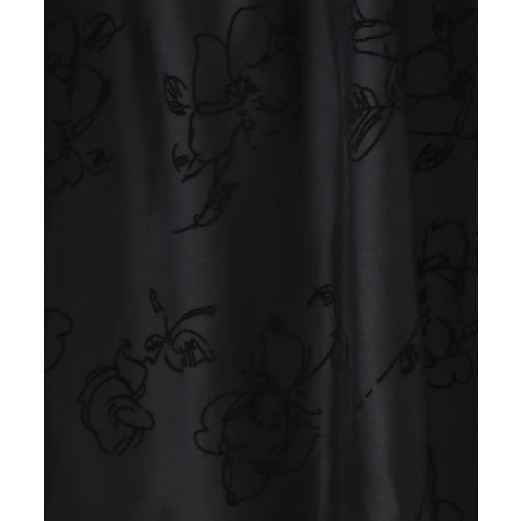 フロッキーフラワーオーガンジースカート | Couture brooch | 詳細画像7 