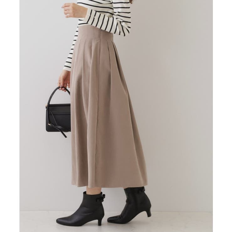 【スッキリ見えが叶う】マイクロスエードタックプリーツ | Couture brooch | 詳細画像14 