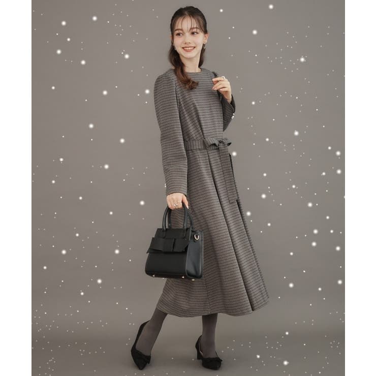 ワンピース RANDY Houndstooth ensemble Houndstooth ensemble – Randy