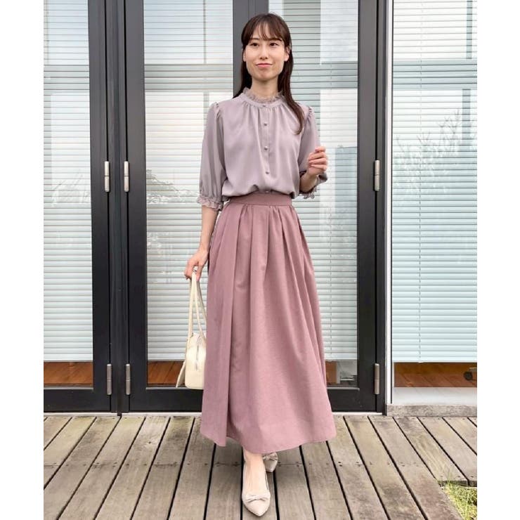 【華やか・大人可愛い・5分袖】エンブロレース前後2WAYブラウス | Couture brooch | 詳細画像43 