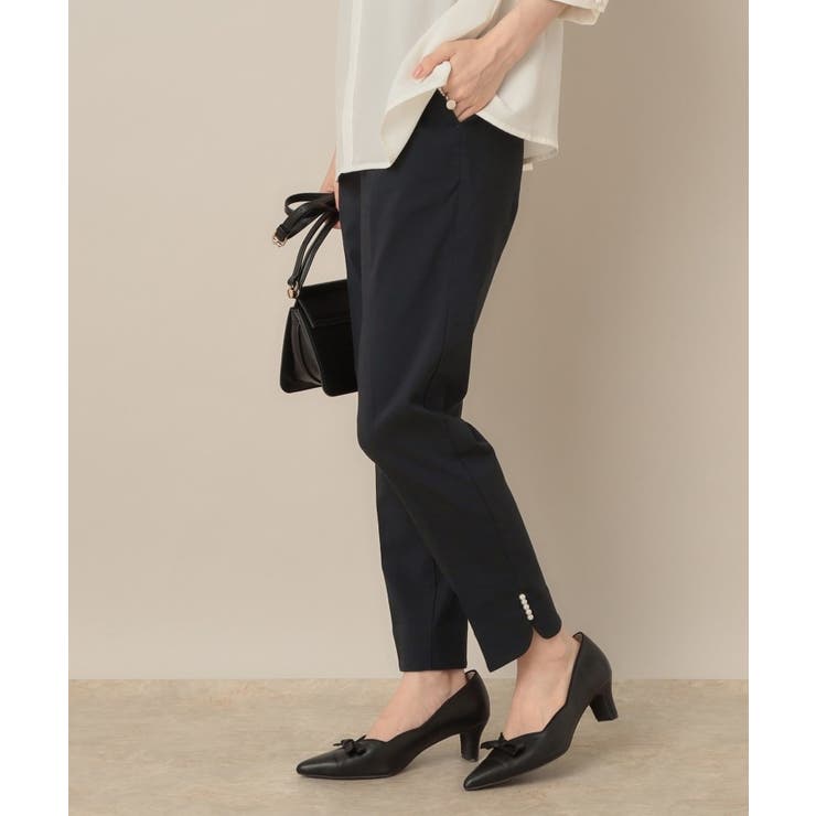 ポイントパール調ハイパーストレッチパンツ | Couture brooch | 詳細画像15