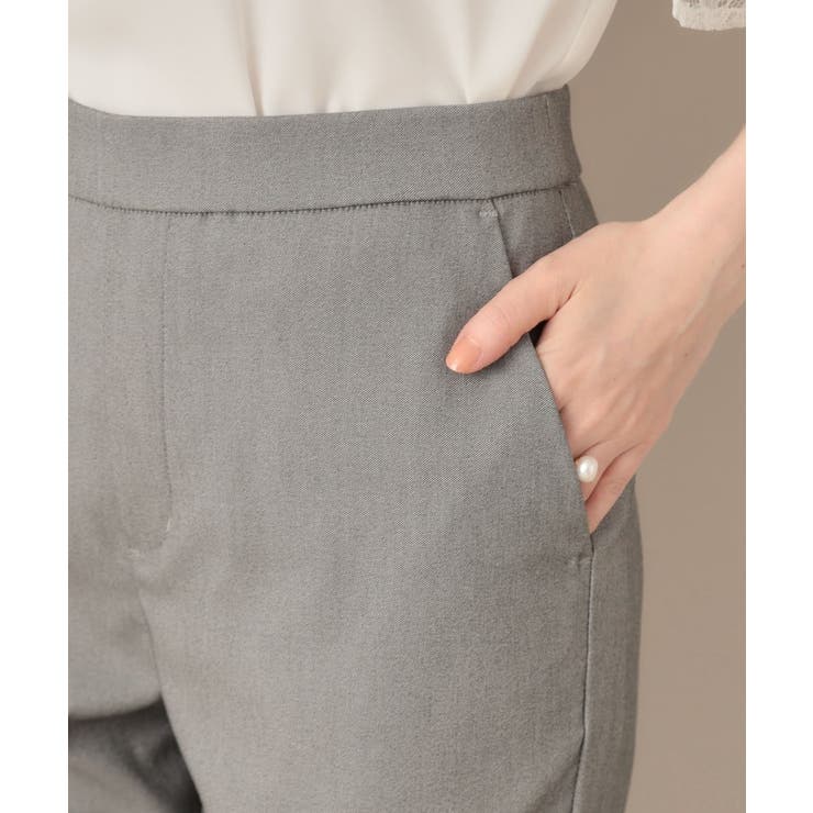 【らくちん・キレイ見え】リボンハイパーストレッチパンツ | Couture brooch | 詳細画像26 