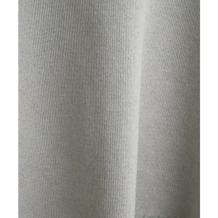 【大人可愛い・リボン取り外し可】前後2WAYラメリブ シアープチフリルニット | Couture brooch | 詳細画像44 