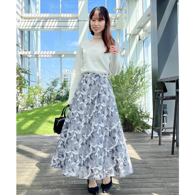 【大人可愛い・リボン取り外し可】前後2WAYラメリブ シアープチフリルニット | Couture brooch | 詳細画像12 