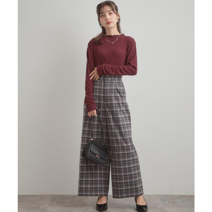 【ほんのりシアー・きれいめ】サステナブル テレコインナートップス | Couture brooch | 詳細画像39 