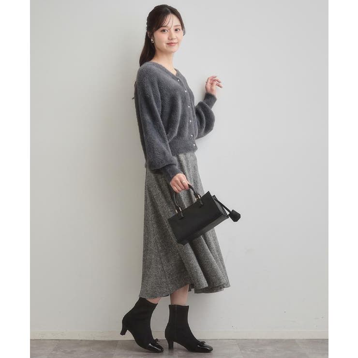 【ふわふわ/前後2WAY】フェザーカーディトップス | Couture brooch | 詳細画像95 