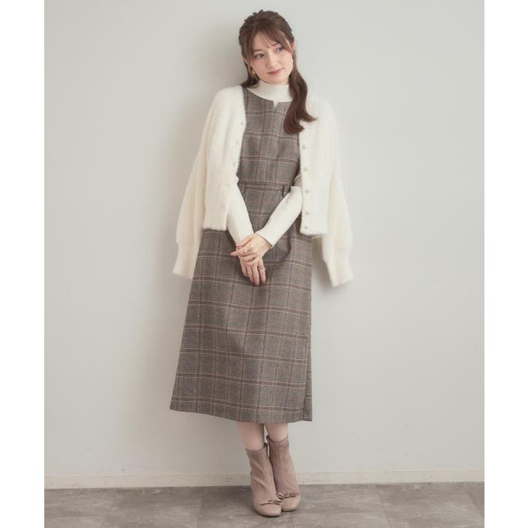 【ふわふわ/前後2WAY】フェザーカーディトップス | Couture brooch | 詳細画像60 