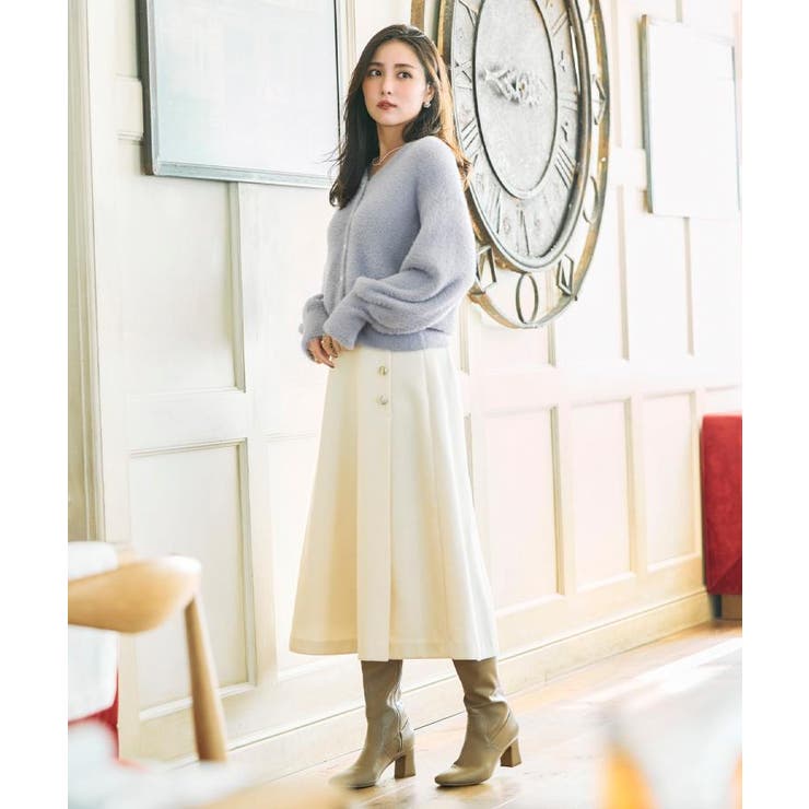 【ふわふわ/前後2WAY】フェザーカーディトップス | Couture brooch | 詳細画像86 