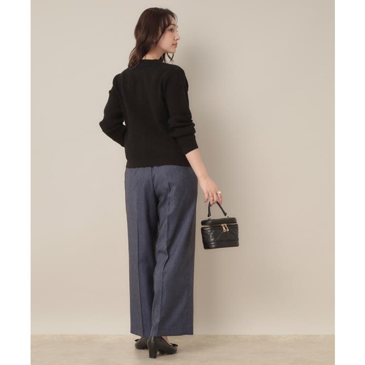 【大人可愛い・きれいめ・通勤】ケーブルカーディガン | Couture brooch | 詳細画像17 