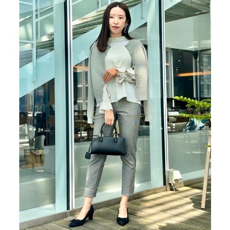 【大人可愛い・きれいめ・通勤】ケーブルカーディガン | Couture brooch | 詳細画像31 