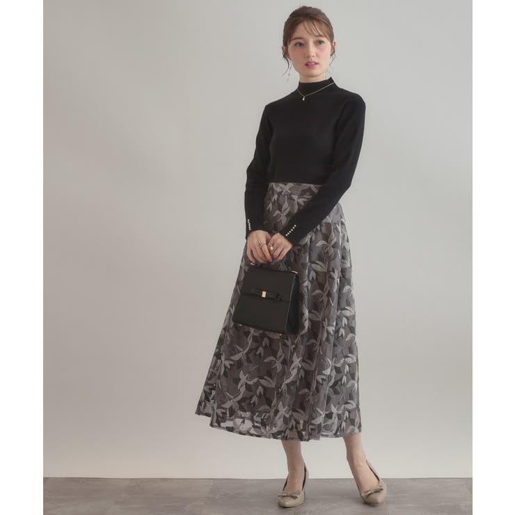 【多機能・フェミニン】パール調リブニット | Couture brooch | 詳細画像22 