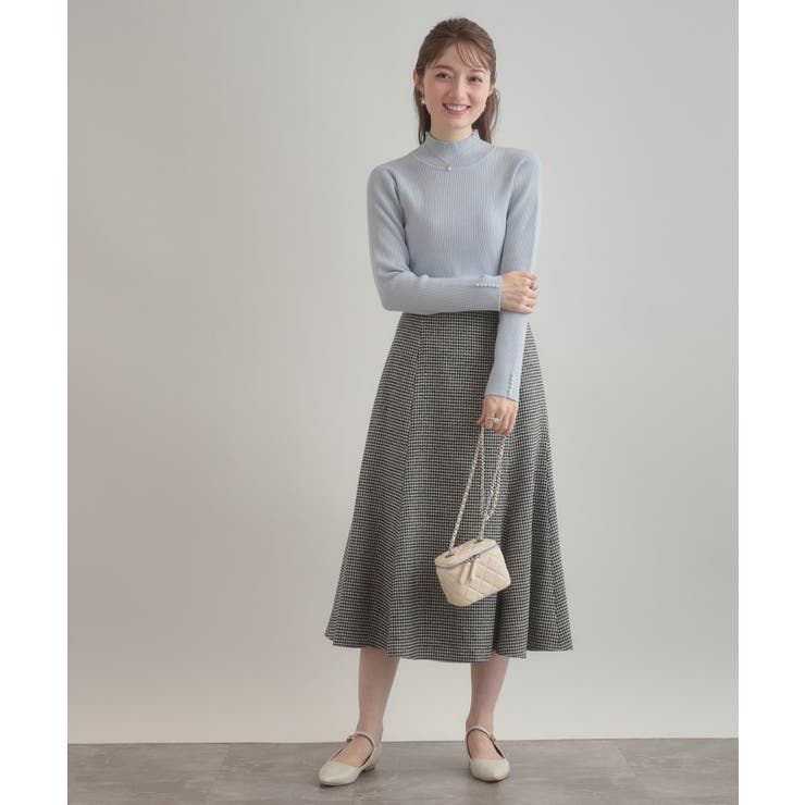 【多機能・フェミニン】パール調リブニット | Couture brooch | 詳細画像46 