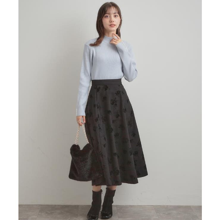 【多機能・フェミニン】パール調リブニット | Couture brooch | 詳細画像53 