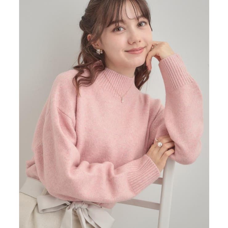 ピンク(071) | 【5色展開】やわらかヤクライクニット | Couture brooch