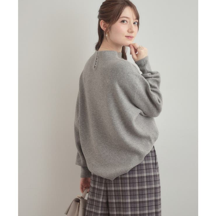 【ゆるふわ・通勤】リッシュアンゴラ バックパール調ニット | Couture brooch | 詳細画像18 