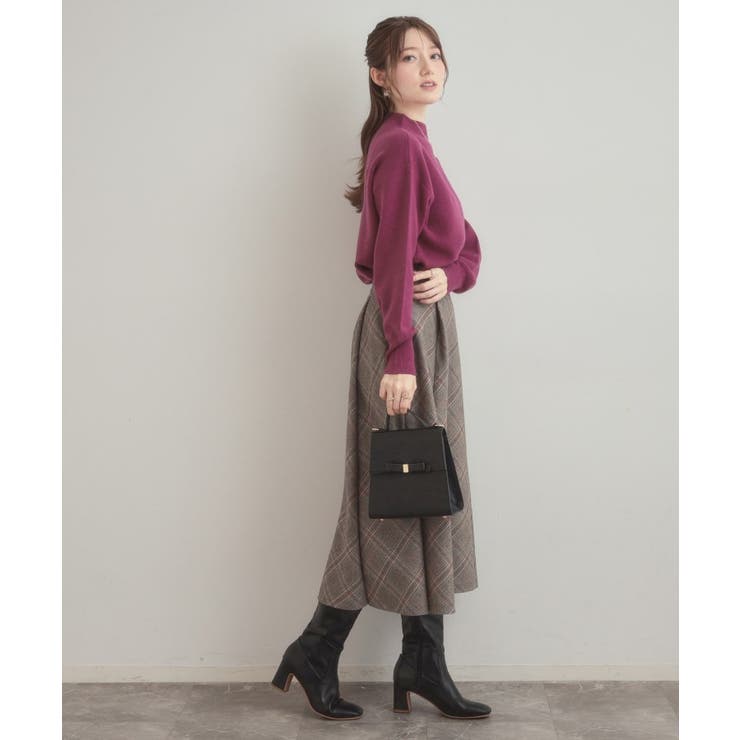 【ゆるふわ・通勤】リッシュアンゴラ バックパール調ニット | Couture brooch | 詳細画像35 