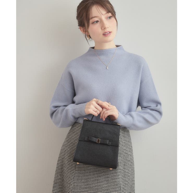 【ゆるふわ・通勤】リッシュアンゴラ バックパール調ニット | Couture brooch | 詳細画像47 