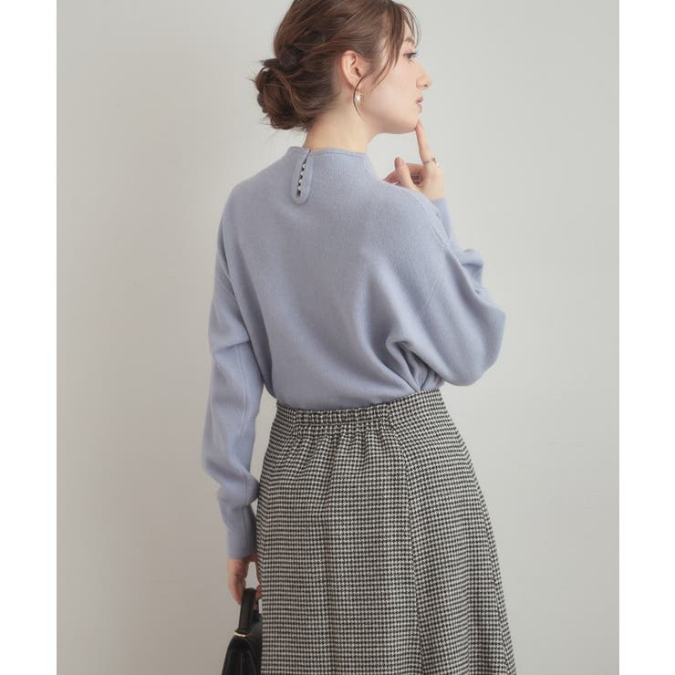 【ゆるふわ・通勤】リッシュアンゴラ バックパール調ニット | Couture brooch | 詳細画像49 