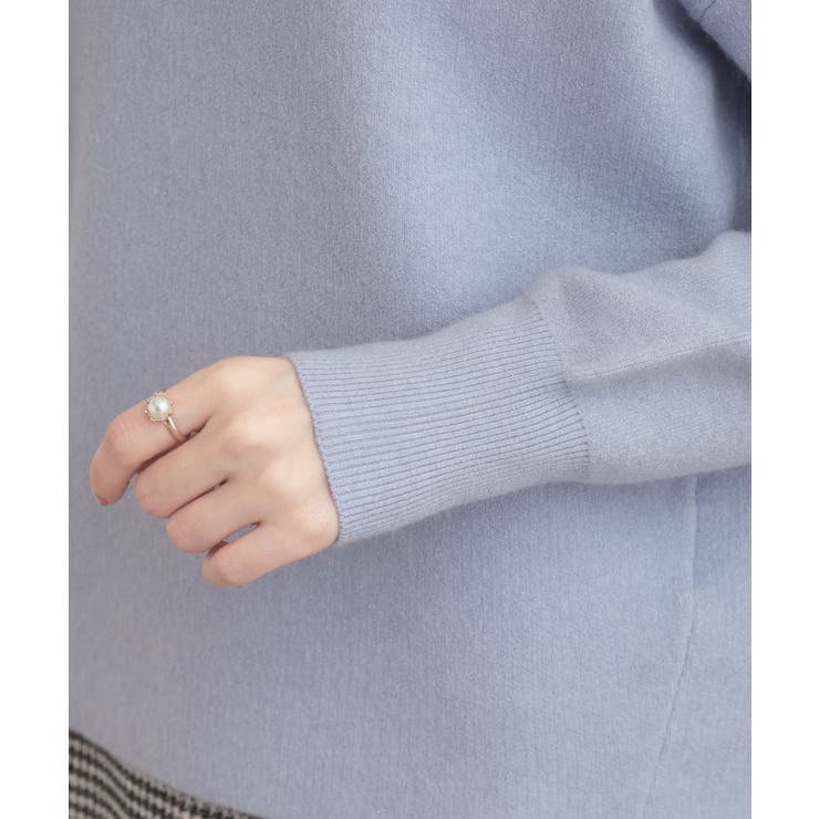 【ゆるふわ・通勤】リッシュアンゴラ バックパール調ニット | Couture brooch | 詳細画像70 