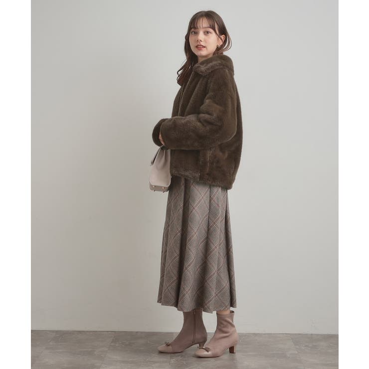 【ふわふわ・上品】ミンクフェイクファーアウター | Couture brooch | 詳細画像12 