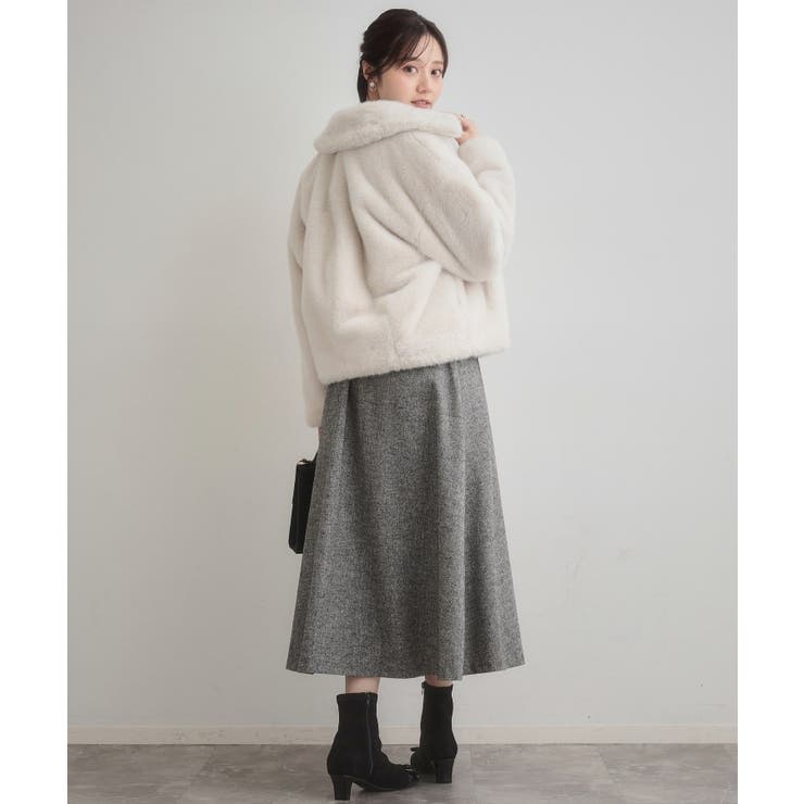 【ふわふわ・上品】ミンクフェイクファーアウター | Couture brooch | 詳細画像31 