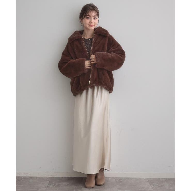 【ふわふわ・上品】ミンクフェイクファーアウター | Couture brooch | 詳細画像18 
