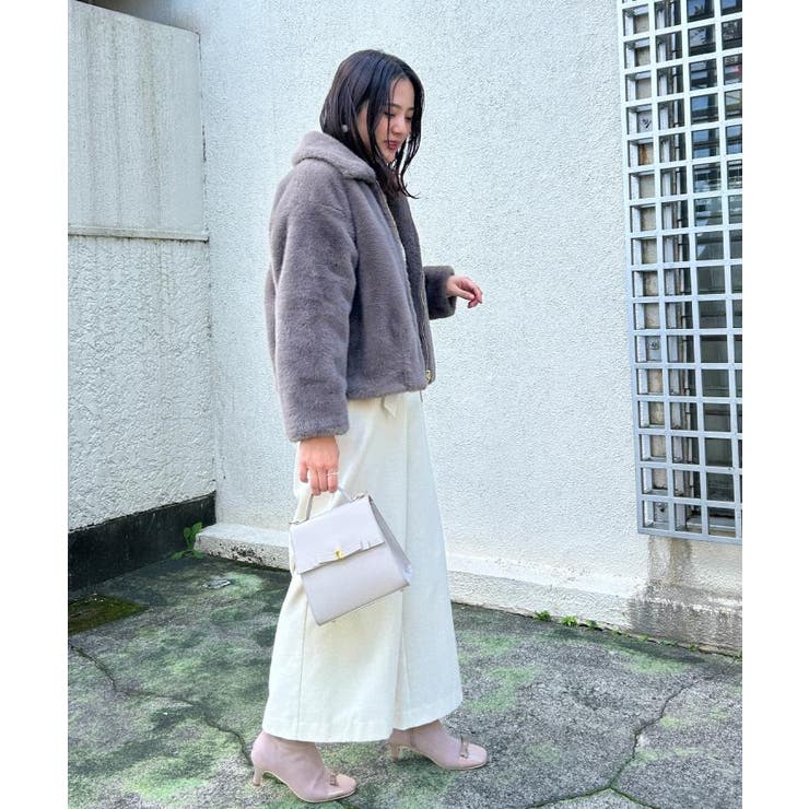 【ふわふわ・上品】ミンクフェイクファーアウター | Couture brooch | 詳細画像8 