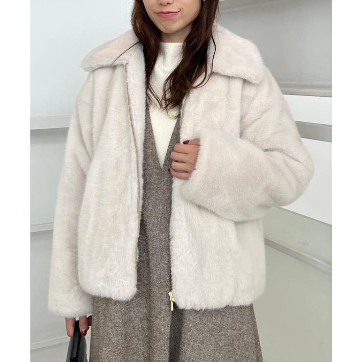 【ふわふわ・上品】ミンクフェイクファーアウター | Couture brooch | 詳細画像37 