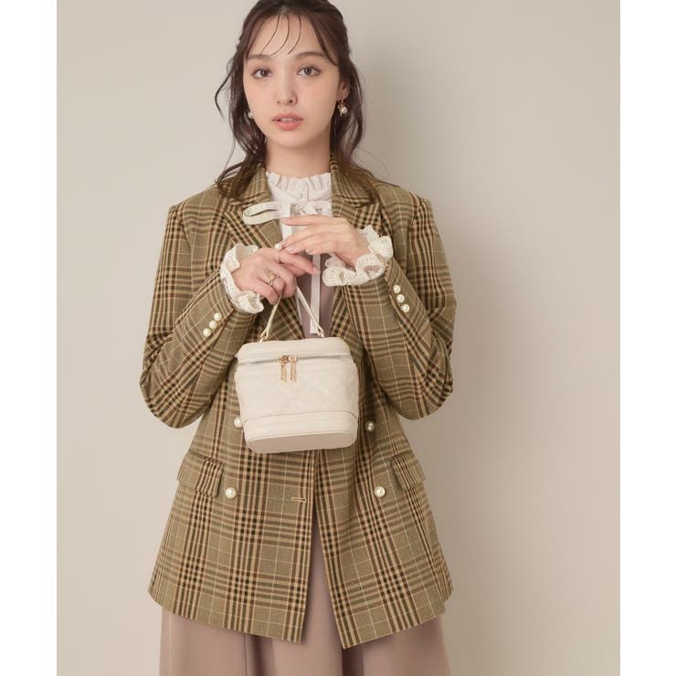 【高見え・きれいめ・通勤】レースカフス パール調釦テーラードジャケット | Couture brooch | 詳細画像18 