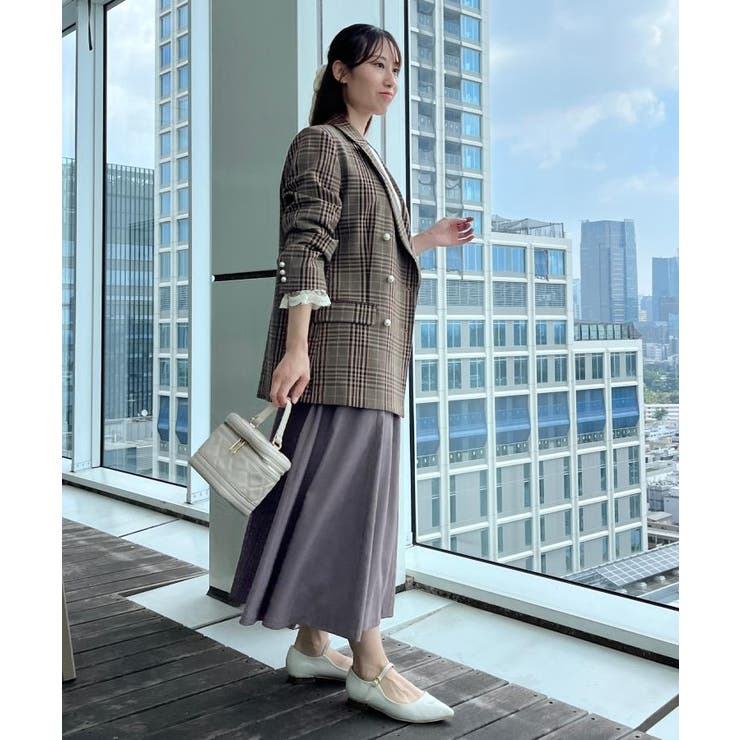 【高見え・きれいめ・通勤】レースカフス パール調釦テーラードジャケット | Couture brooch | 詳細画像23 