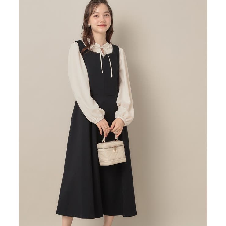 【帯電防止・通勤】ハートネック フレアージャンスカ | Couture brooch | 詳細画像32 