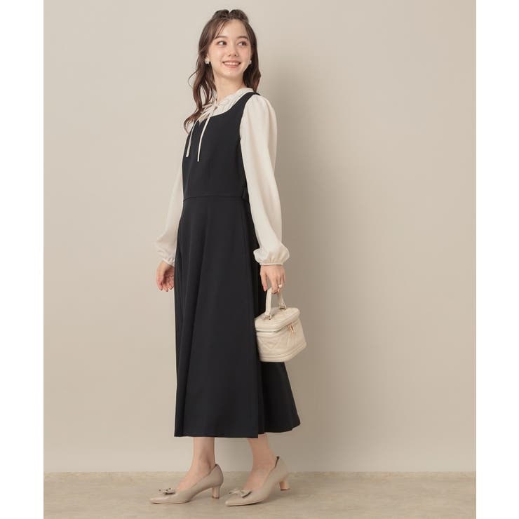 【帯電防止・通勤】ハートネック フレアージャンスカ | Couture brooch | 詳細画像30 