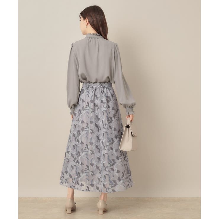 【フェミニン・通勤】タイ付きピコフリルブラウス | Couture brooch | 詳細画像22 