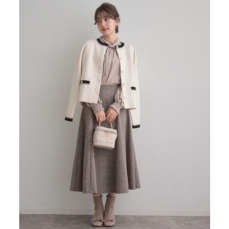 【フェミニン・通勤】タイ付きピコフリルブラウス | Couture brooch | 詳細画像40 