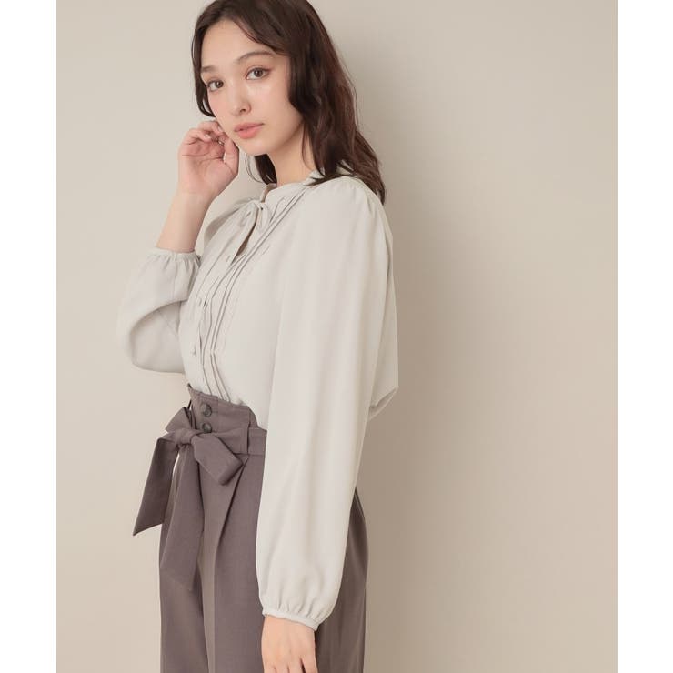 【大人可愛い・通勤】ピンタックレースブラウス | Couture brooch | 詳細画像23 