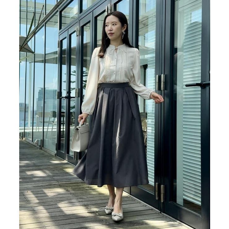 【大人可愛い・通勤】ピンタックレースブラウス | Couture brooch | 詳細画像15 