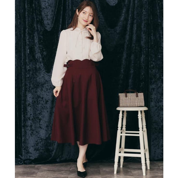 【大人可愛い・通勤】ピンタックレースブラウス | Couture brooch | 詳細画像10 